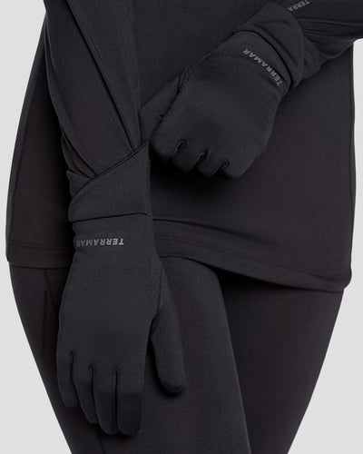 Women's Below-Zero Heavyweight Warm Gloves | Color: Black | #color_black