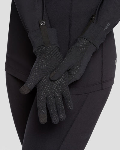 Women's Below-Zero Heavyweight Warm Gloves | Color: Black | #color_black