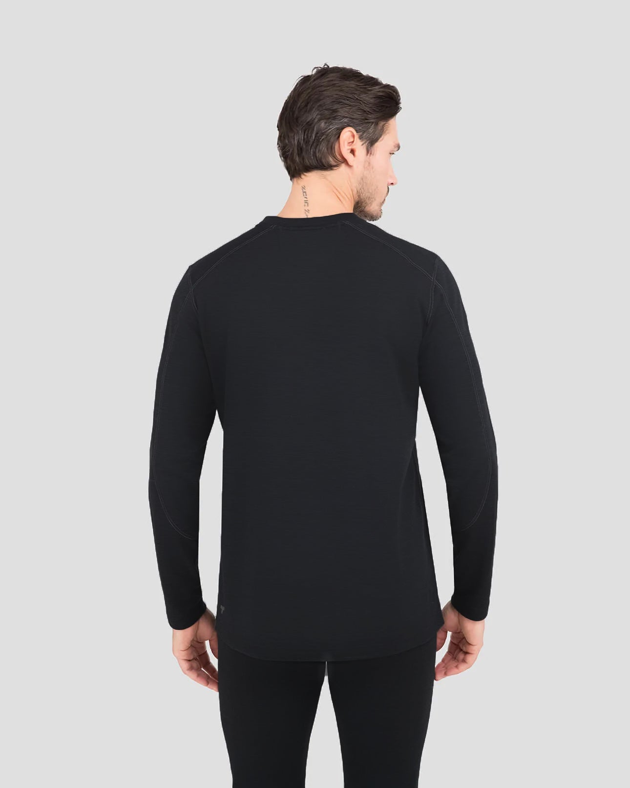 Men's Thermawool® Heavyweight Thermal Crew Shirt | Color: Black