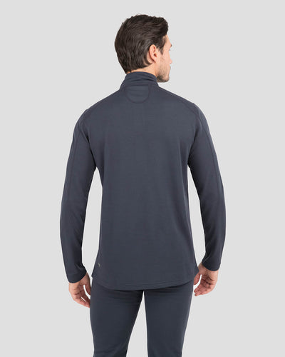 Men's Thermawool® Heavyweight Half-Zip Thermal Shirt | Color: India Ink | #color_india-ink-heather