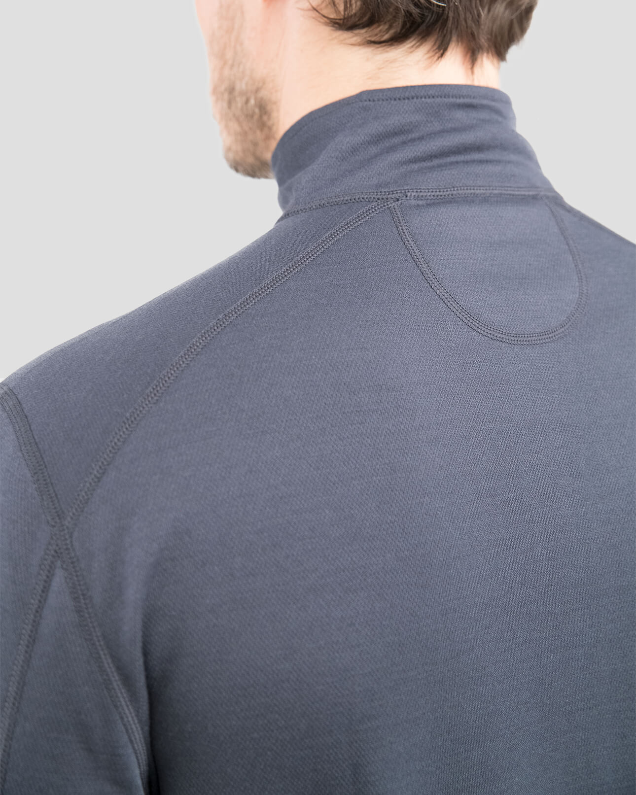 Men's Thermawool® Heavyweight Half-Zip Thermal Shirt | Color: India Ink | #color_india-ink-heather