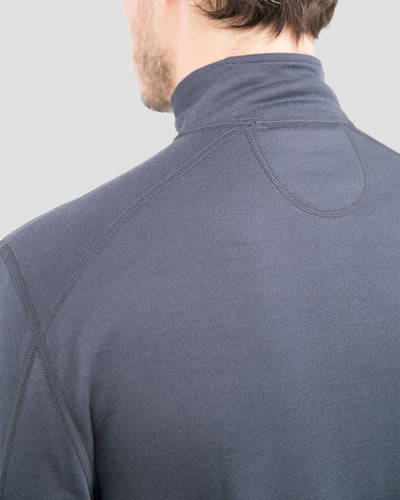 Men's Thermawool® Heavyweight Half-Zip Thermal Shirt | Color: India Ink | #color_india-ink-heather