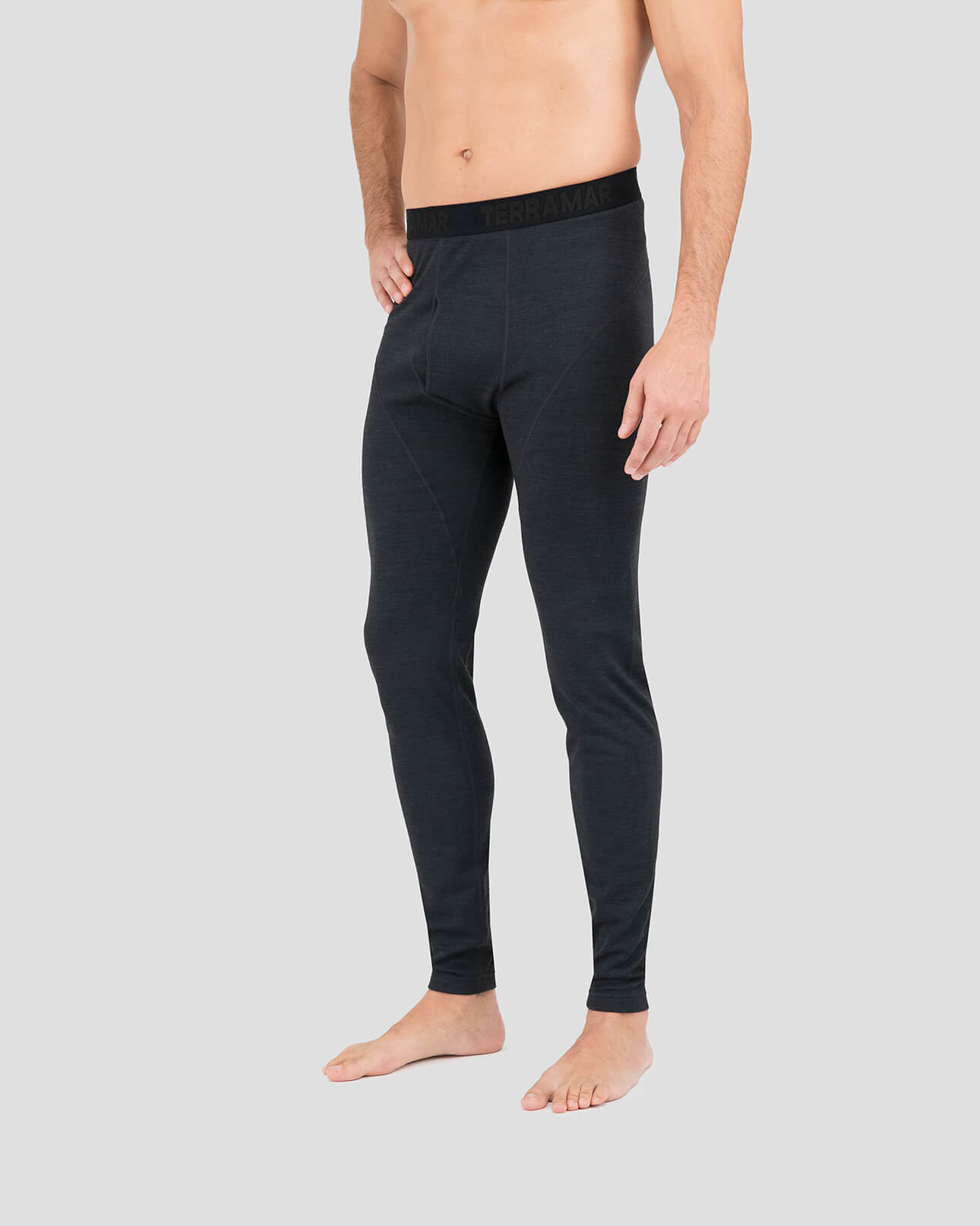 Men's Thermawool® Heavyweight Thermal Pants | Color: Smoke Heather