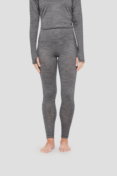 Women's All Season Merino Pant | Color: Dark Grey Heather