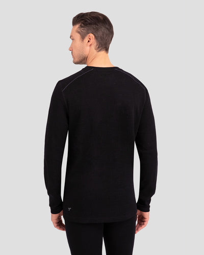 Men's Ultra Merino Crew | Color: Black |  #color_black