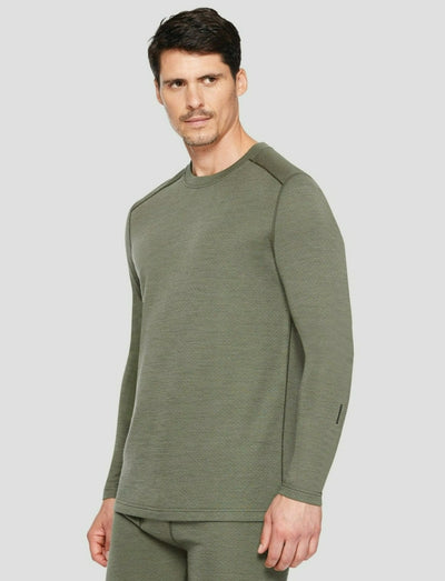 Men's Ultra Merino Crew | Color: Moss |  #color_moss