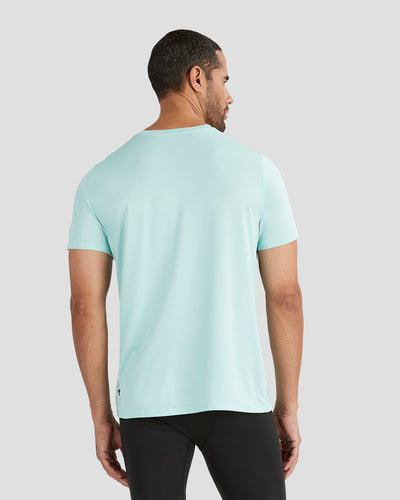 Men's Ventilator Short Sleeve Performance Tee | Color: Aqua | #color_aqua