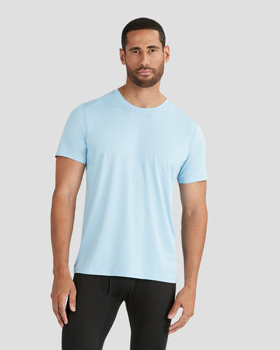 Men's Ventilator Short Sleeve Performance Tee | Color: Clear Water | #color_clear-water