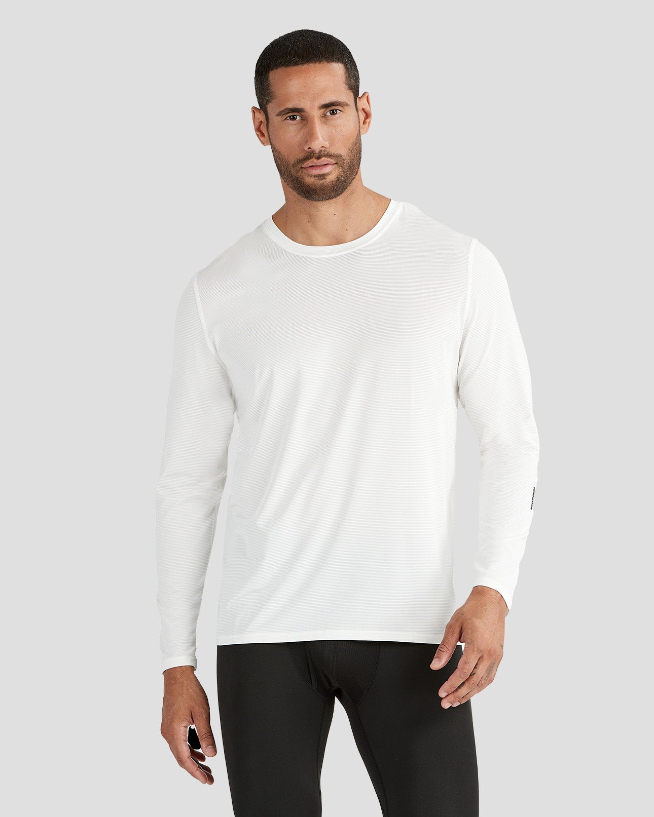 Men's Ventilator Long Sleeve Performance Tee | Color: White