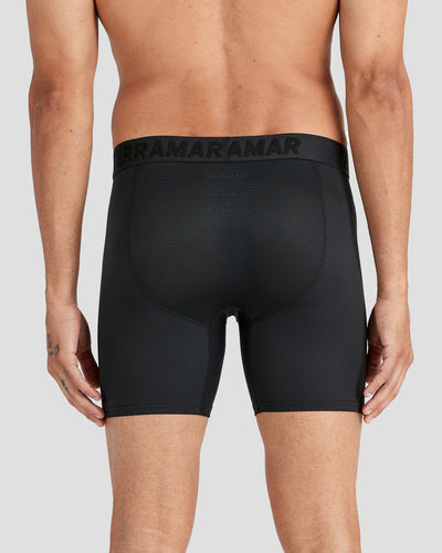 Men's Ventilator Performance Boxer Briefs (3 Pack) | Color: Black | #color_black