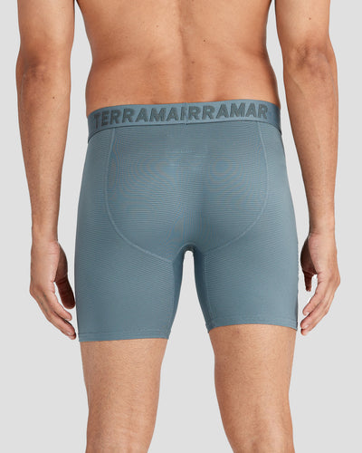 Men's Ventilator Performance Boxer Briefs (3 Pack) | Color: Stormy Weather | #color_stormy-weather