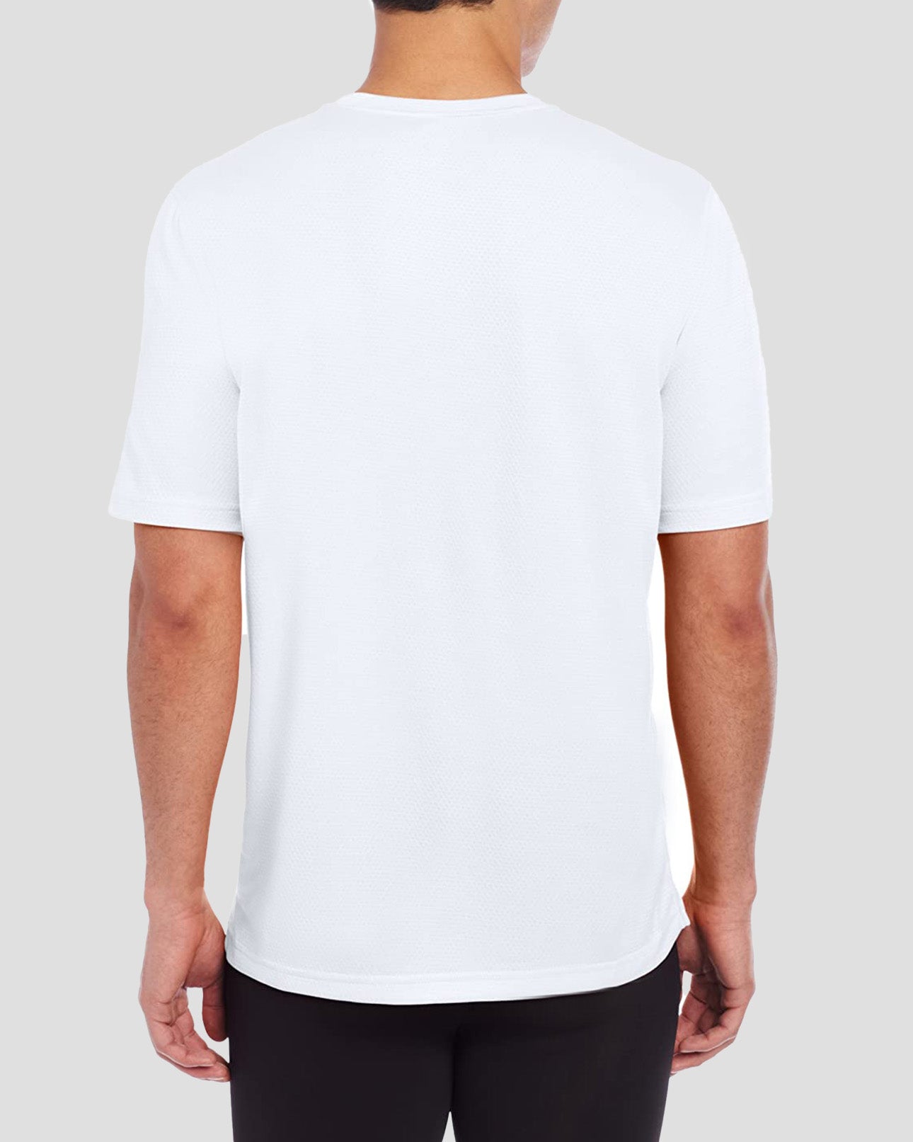 Men's Helix Mountain UPF 25 Short-Sleeve Crew Shirt | Color: White