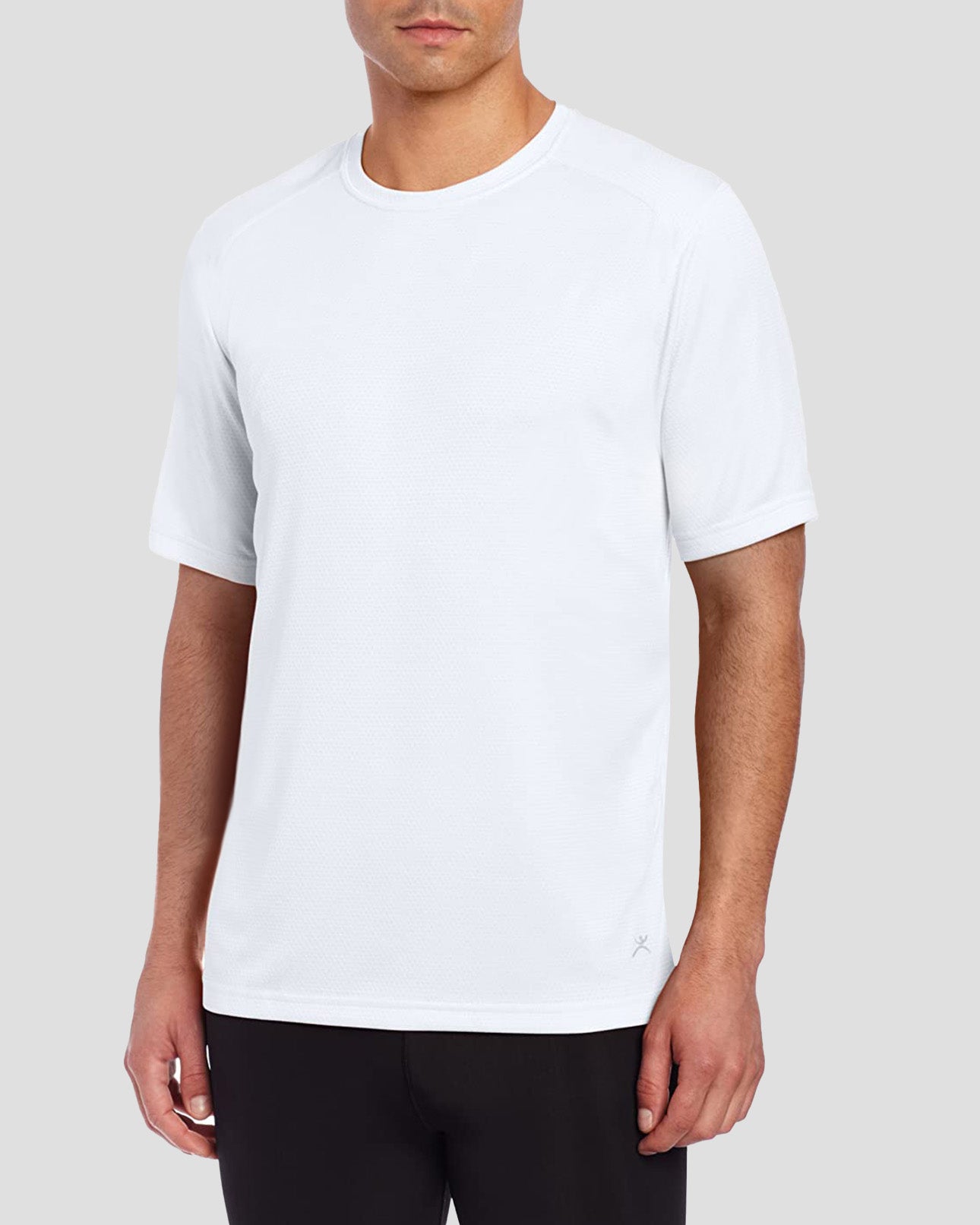 Men's Helix Mountain UPF 25 Short-Sleeve Crew Shirt | Color: White