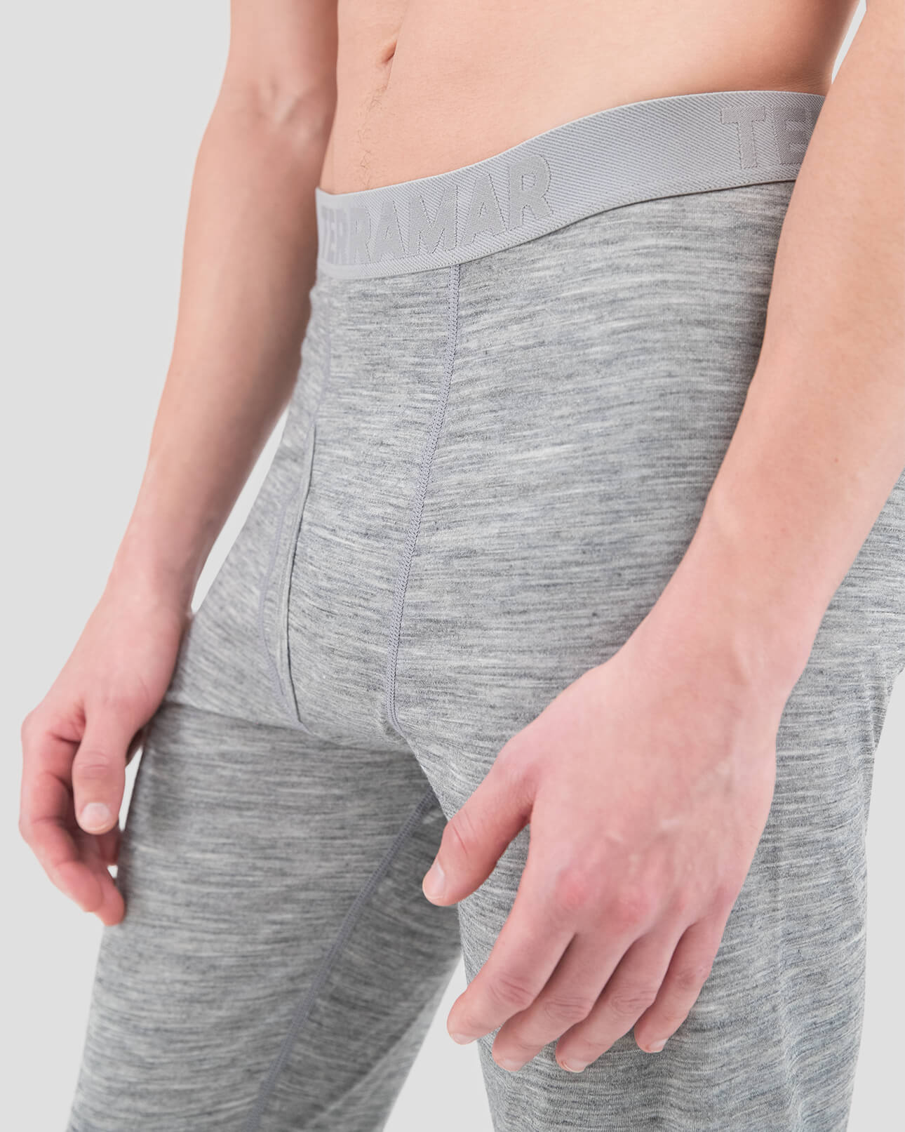 Men's Heritage Heavyweight Merino Wool Bi-Layer Thermal Pants | Color: Grey Heather