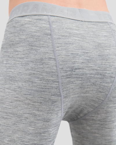 Men's Heritage Heavyweight Merino Wool Bi-Layer Thermal Pants | Color: Grey Heather