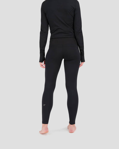 Women's Cloud Nine Midweight Performance Baselayer Leggings | Color: Black |  #color_black