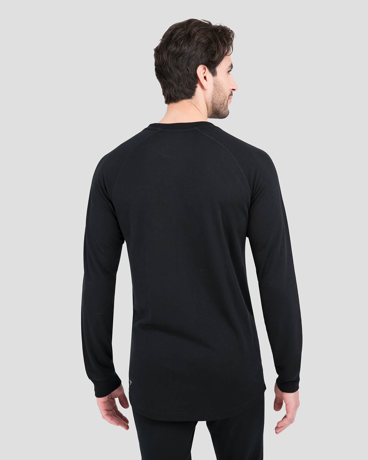 Men's Thermapeak® Heritage Midweight Thermal Crew Shirt | Color: Black
