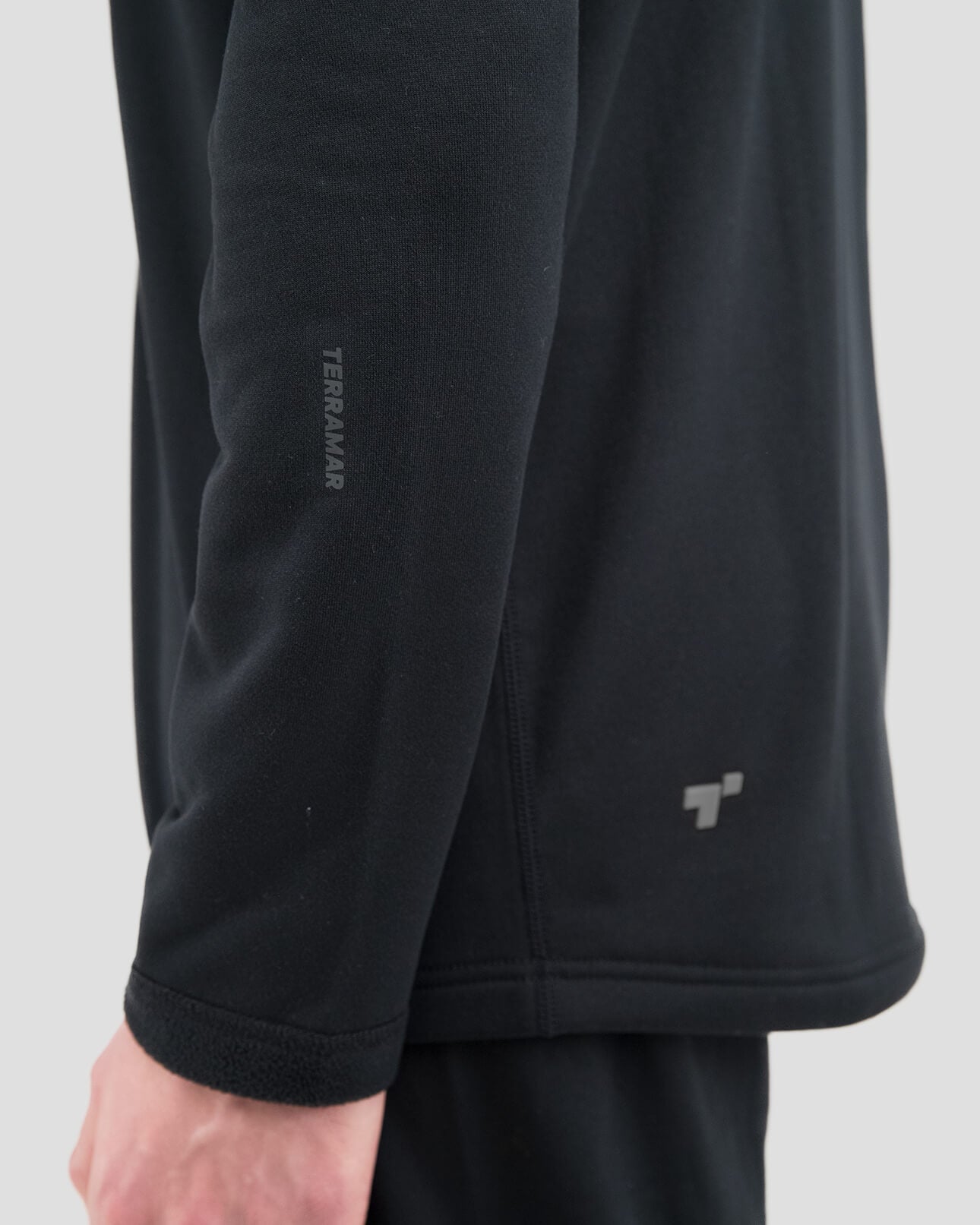 Men's Military Fleece Heritage Crew | Color: Black