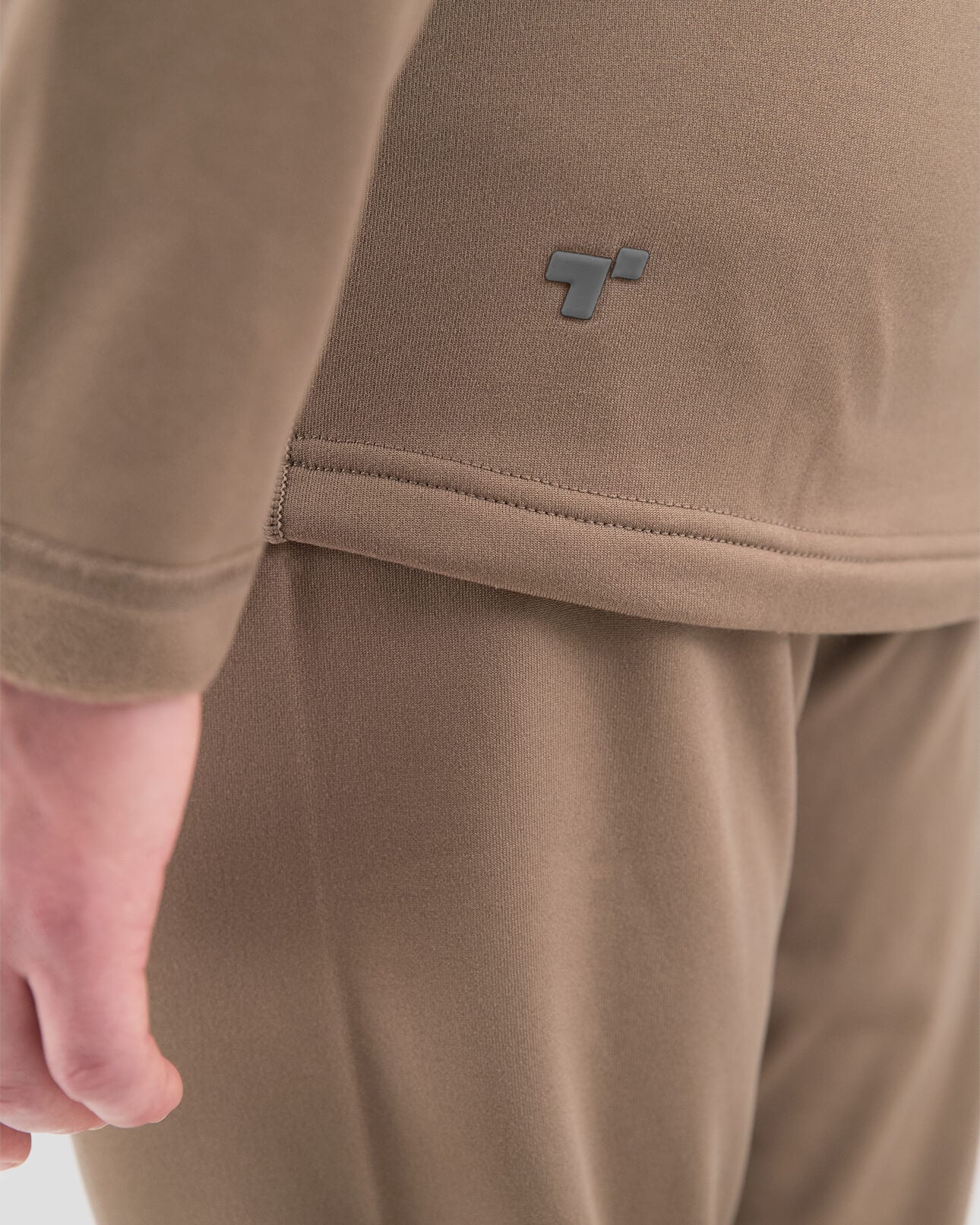 Men's Military Fleece Heritage Crew | Color: Military Brown | #color_military-brown