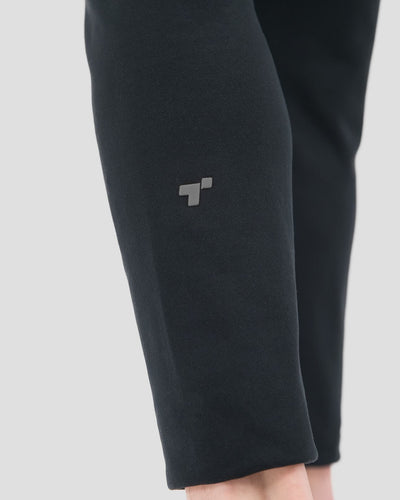 Big & Tall Men's Military Heritage Expedition Weight Fleece Thermal Pants | Color: Black | #color_black