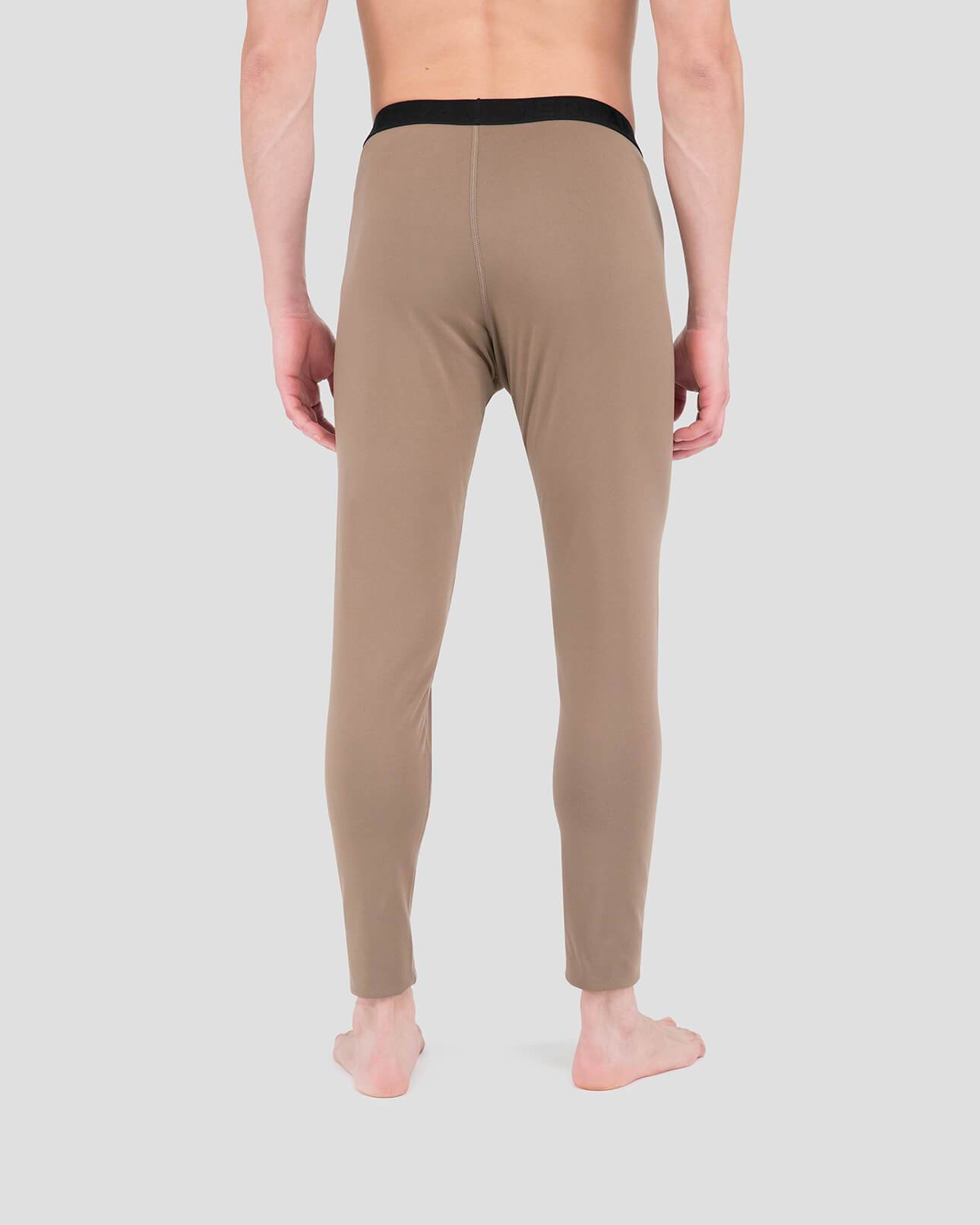 Big & Tall Men's Military Heritage Expedition Weight Fleece Thermal Pants | Color: Military Brown | #color_military-brown