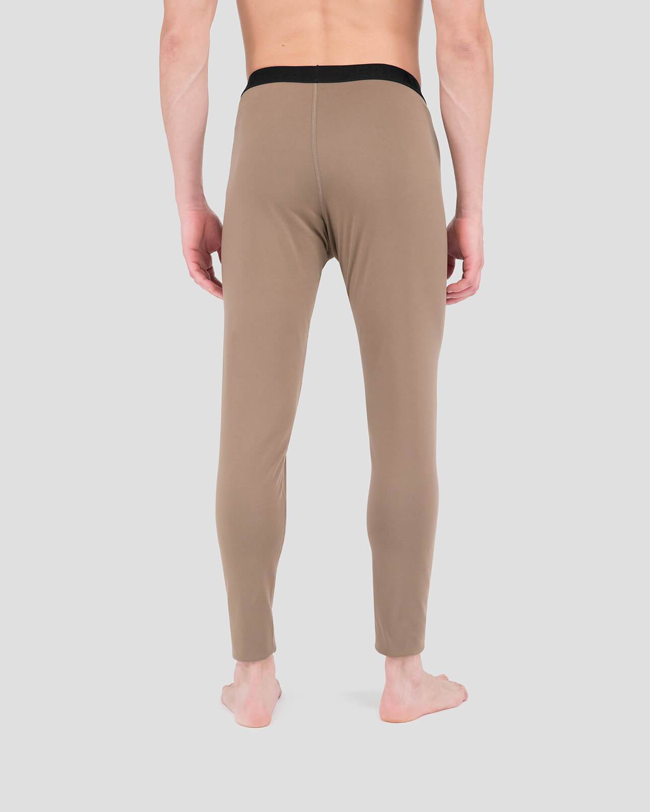 Big & Tall Men's Military Heritage Expedition Weight Fleece Thermal Pants | Color: Military Brown