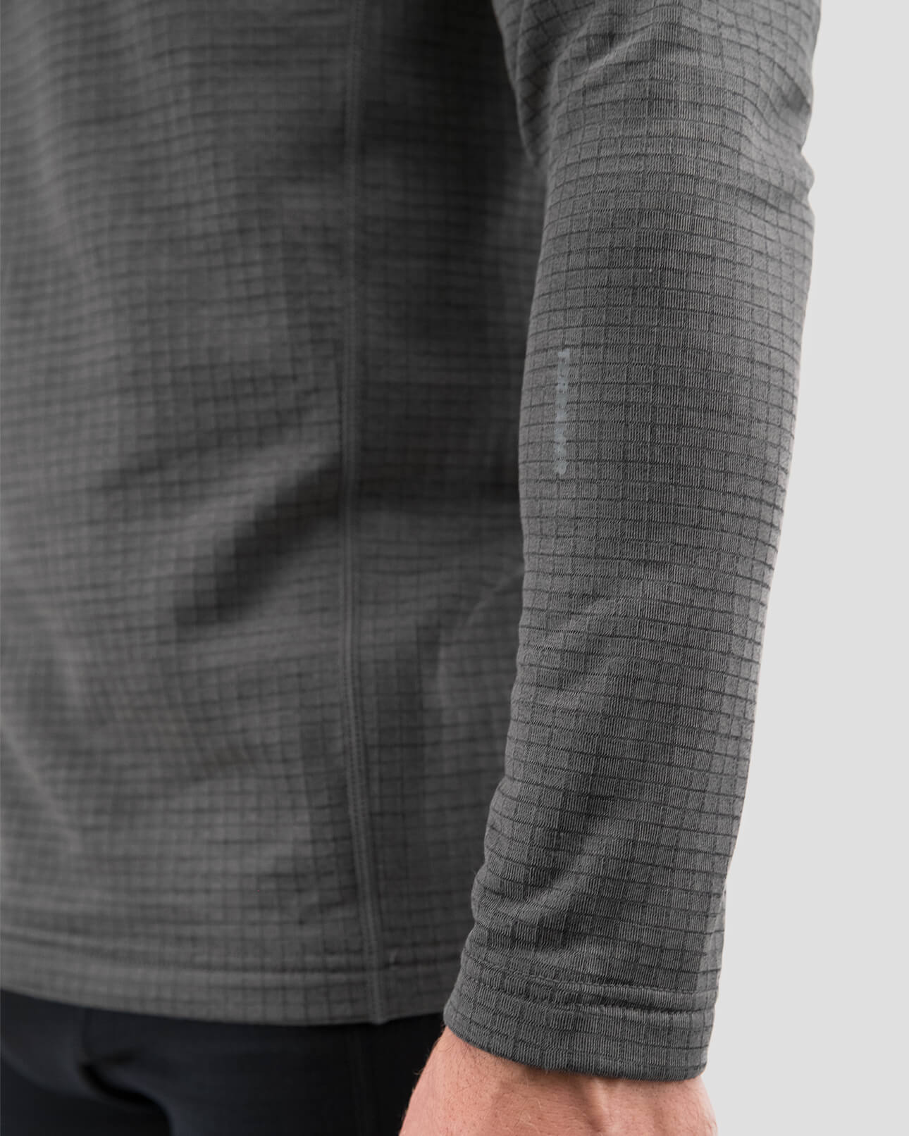 Men's Ecolator® Heavyweight Performance Thermal Crew Shirt | Color: Dark Grey Heather