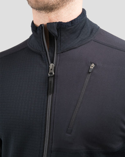 Men's Ecolator® Performance Quarter Zip | Color: Black