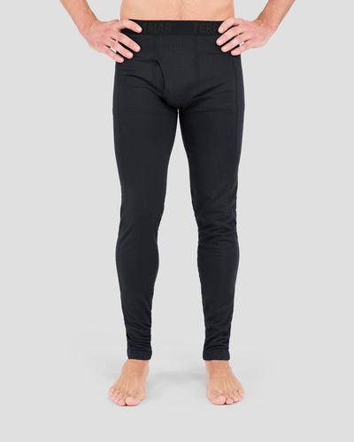 Men's Ecolator® Heavyweight Performance Thermal Pants | Color: Black  | #color_black