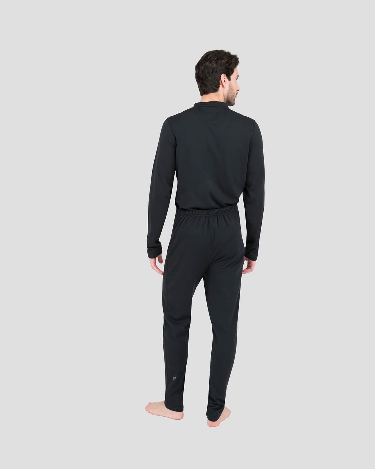 Men's Military Heritage Expedition Weight Fleece Union Suit | Color: Black
