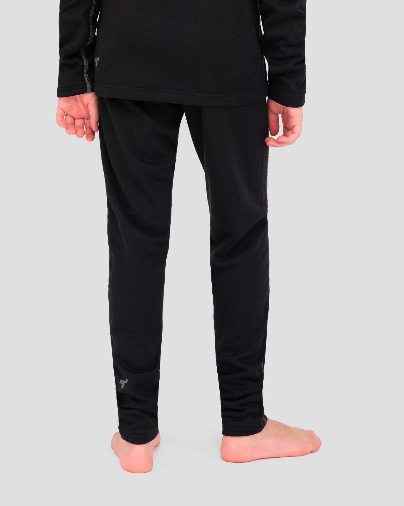 Kids' Genesis Heritage Expedition Weight Fleece Thermal Pants | Color: Onyx