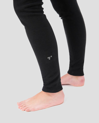 Women's Heritage Expedition Weight Fleece Thermal Pants | Color: Black