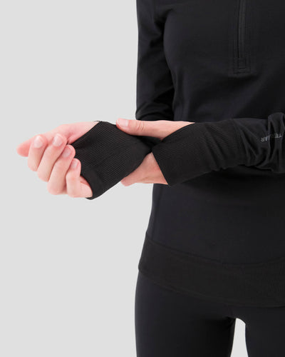 Women's Cloud Nine Performance Half Zip | Color: Black | #color_black
