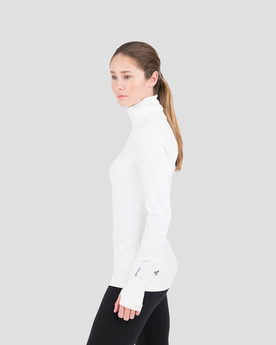 Women's Cloud Nine Midweight Performance Thermal Turtleneck | Color: White | #color_white