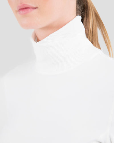 Women's Cloud Nine Midweight Performance Thermal Turtleneck | Color: White | #color_white