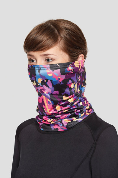 Women's Below-Zero Heavyweight Neck Gaiter | Color: Rising Sun | #color_rising-sun