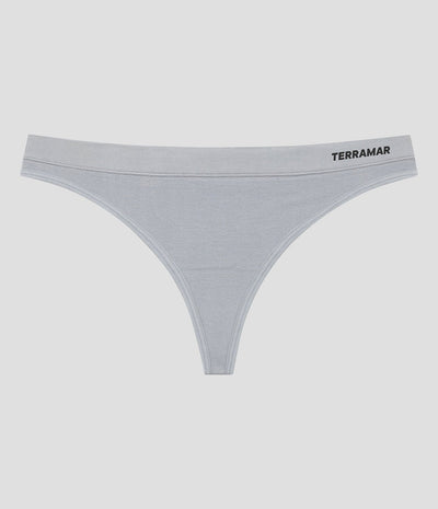 Women's Seamless Thong Underwear (3 Pack) | Color: Castlerock/Mindful Grey/Athletic Grey | #color_castlerock-mindful-grey-athletic-grey
