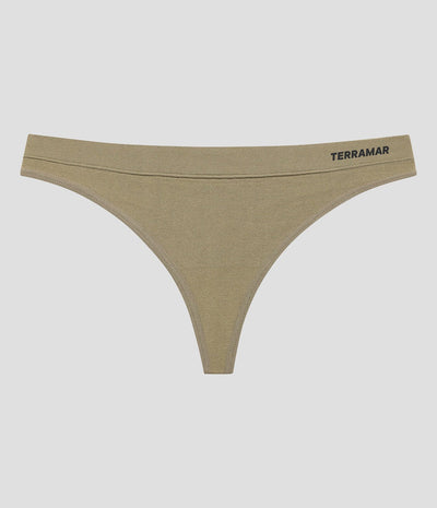 Women's Seamless Thong Underwear (3 Pack) | Color: Pink Haze/Natural Indigo/True Camo | #color_pink-haze-natural-indigo-true-camo