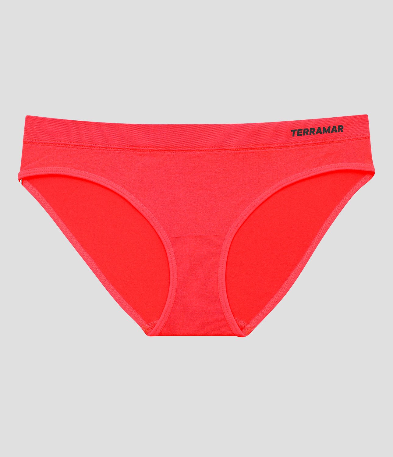 Women's Seamless Bikini Underwear (3 Pack) | Color: Guava/Blue Fish/Dk Heather Grey