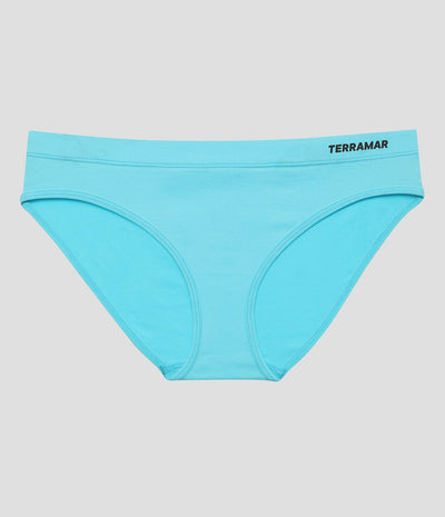 Women's Seamless Bikini Underwear (3 Pack) | Color: Guava/Blue Fish/Dk Heather Grey