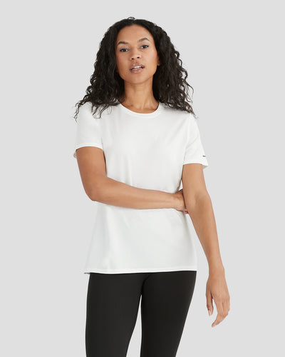 Women's Ventilator Short Sleeve Performance Tee | Color: White