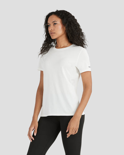 Women's Ventilator Short Sleeve Performance Tee | Color: White