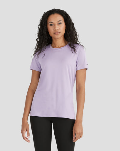 Women's Ventilator Short Sleeve Performance Tee | Color: Digital Lavender