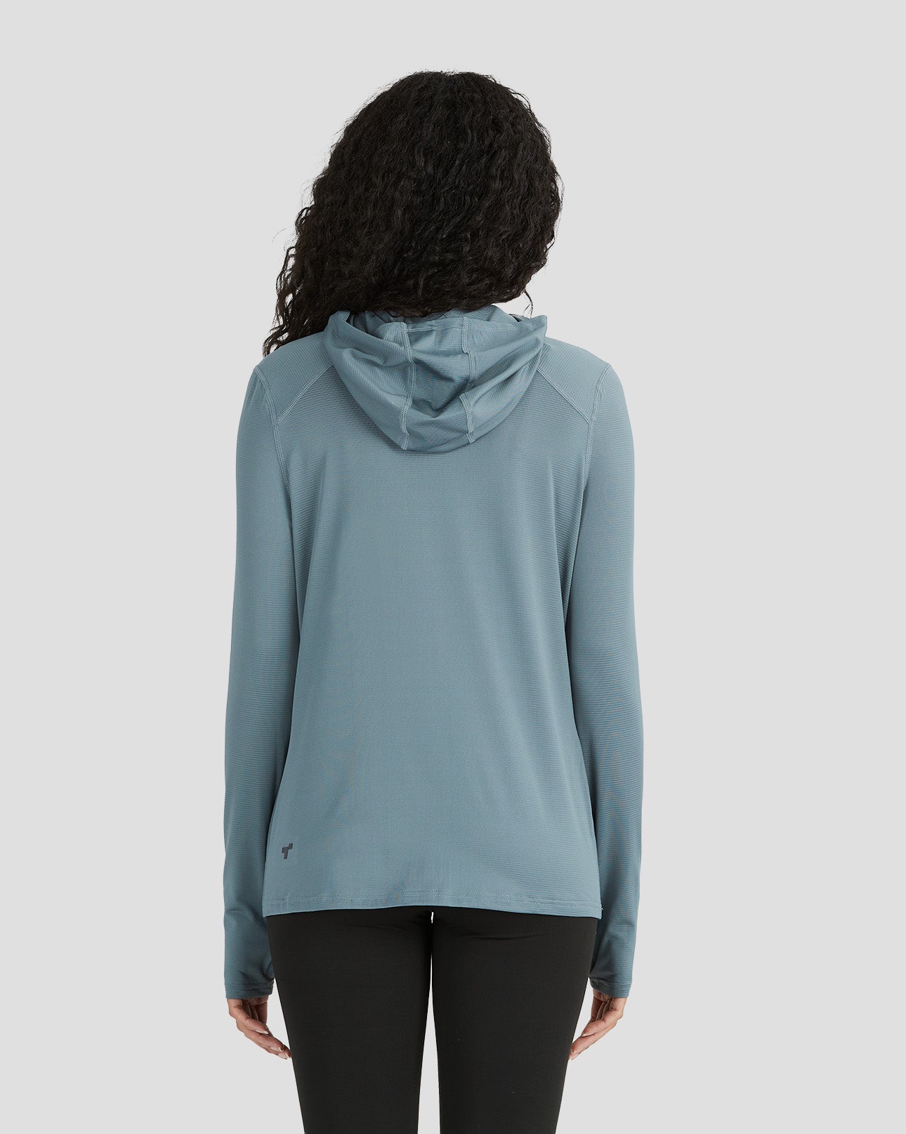 Women's Ventilator Hoodie Performance Tee | Color: Stormy Weather