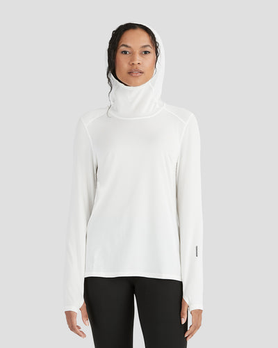 Women's Ventilator Hoodie Performance Tee | Color: White