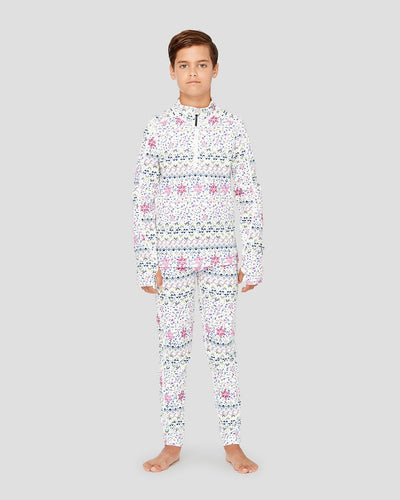 Kids' Ecolator® Heavyweight Performance Thermal Pants | Color: Happy Run | #color_happy-run