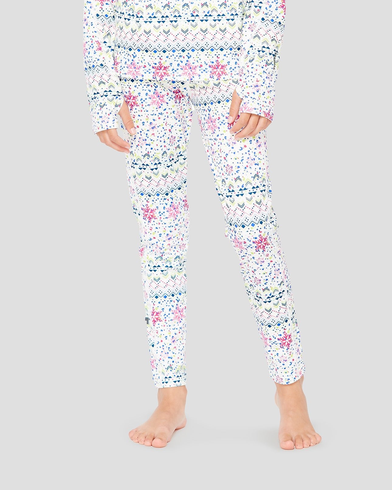 Kids' Ecolator® Heavyweight Performance Thermal Pants | Color: Happy Run | #color_happy-run