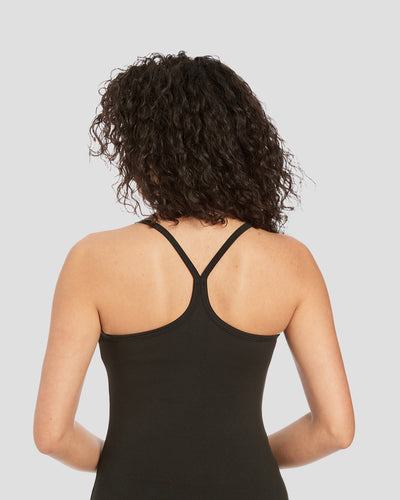 Women's Cloud Nine Performance Tank Top | Color: Black |  #color_black
