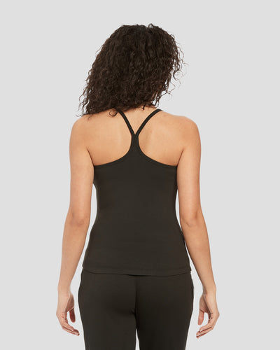 Women's Cloud Nine Performance Tank Top | Color: Black |  #color_black