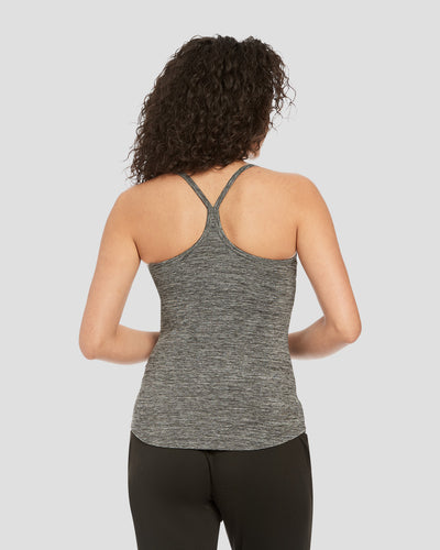 Women's Cloud Nine Performance Tank Top | Color: Dark Grey Melange |  #color_dark-grey-melange